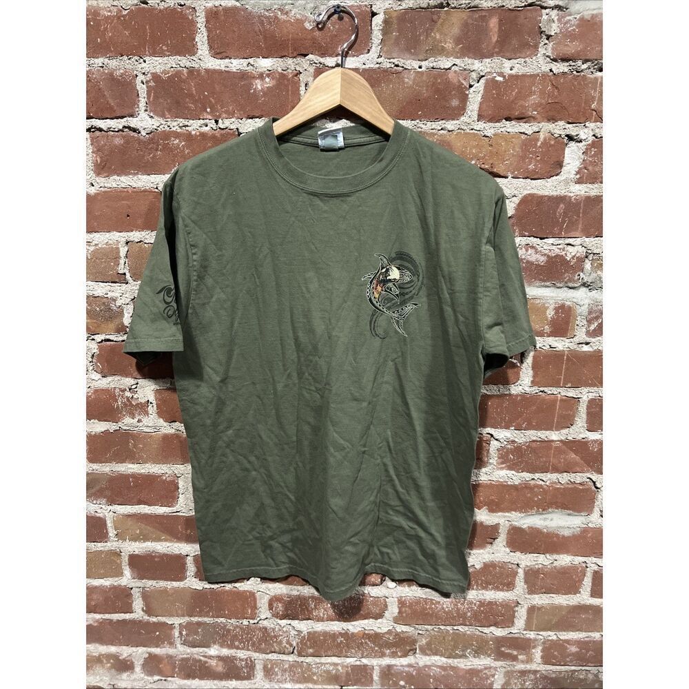 Crazy Shirts Hawaii Original Green Shirt Medium Mens